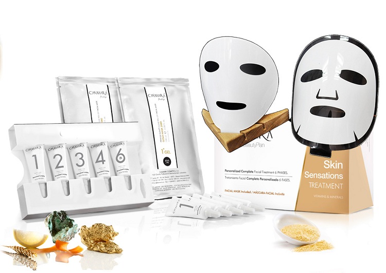 skincare mask display props by EVshelfcell