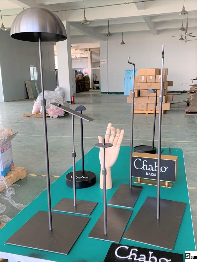 bag display stand, hat display stand