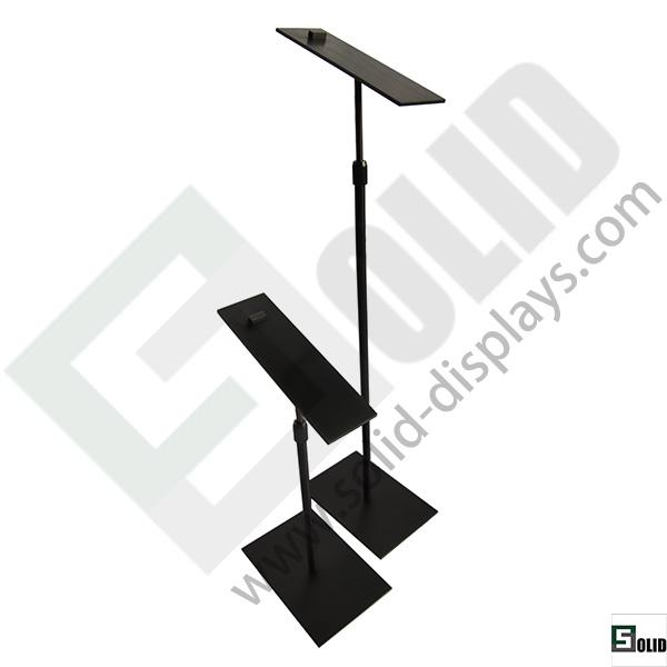 adjustable shoe display stand metal