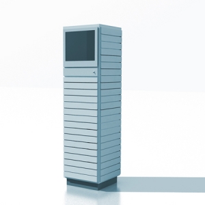 Rotating Slatwall Tower