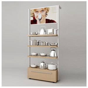 Cookware wall unit display