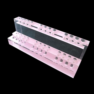 Acrylic cosmetic display stand