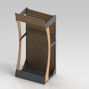 End cap display stand
