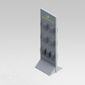 brochure floor stand display