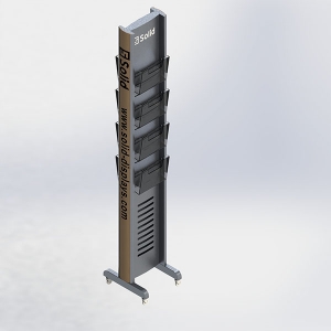 floor display literature holder