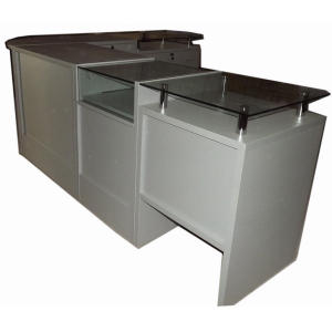 Wooden Retail Store Showcase Display Counter