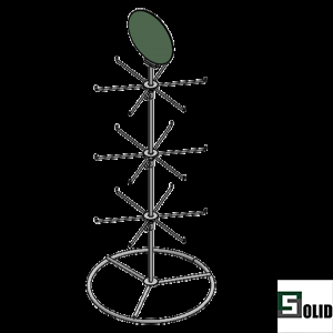 carousel display rack