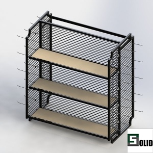 grid retail display rack