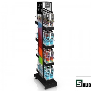 bottle display rack stand