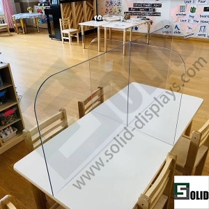 clear acrylic sneeze guard
