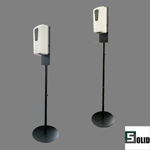 Hand sanitizer stands with dispenser