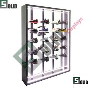 LED shoe display rack