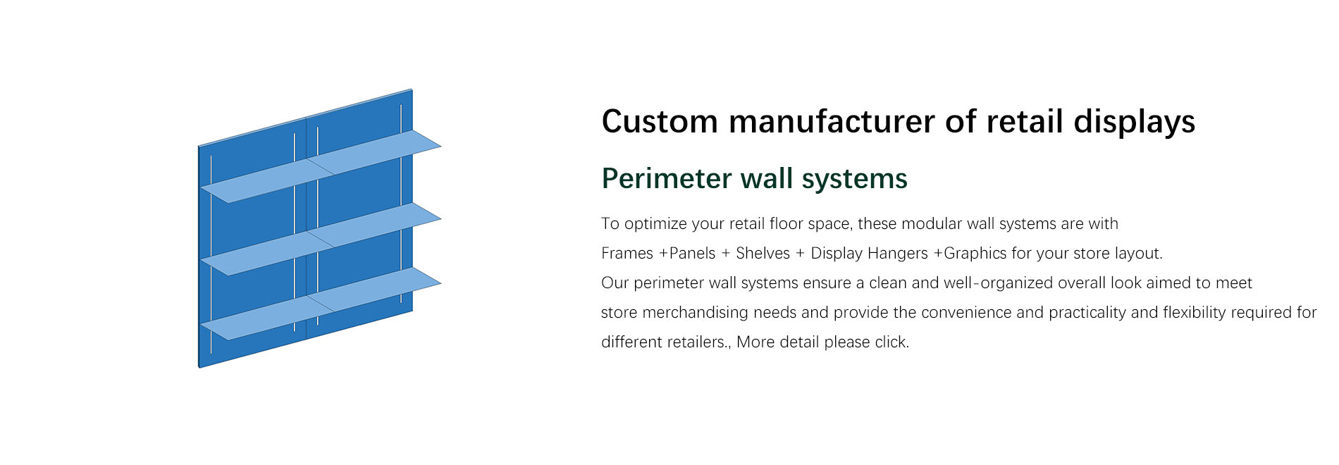 Retail Store Display Fixtures Manufacturer